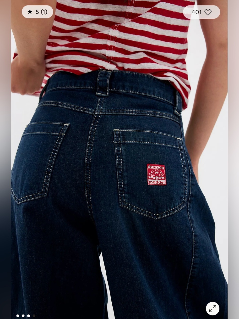 NWOT Damson Madder Erica Jeans - 10 - Picture 5 of 11
